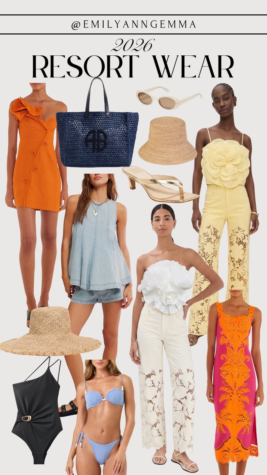 Lots of requests for 2026 Resort Wear! I love all of these looks for this spring and summer! 

Resort wear, Resort looks, Nordstrom, Shopbop, Swimsuit, Swim, Vacation Outfits, Vacation Outfits Beach, Spring Outfits, Spring Dresses, Resort Wear 2026, Emily Ann Gemma

#LTKTravel #LTKootd #LTKSwim