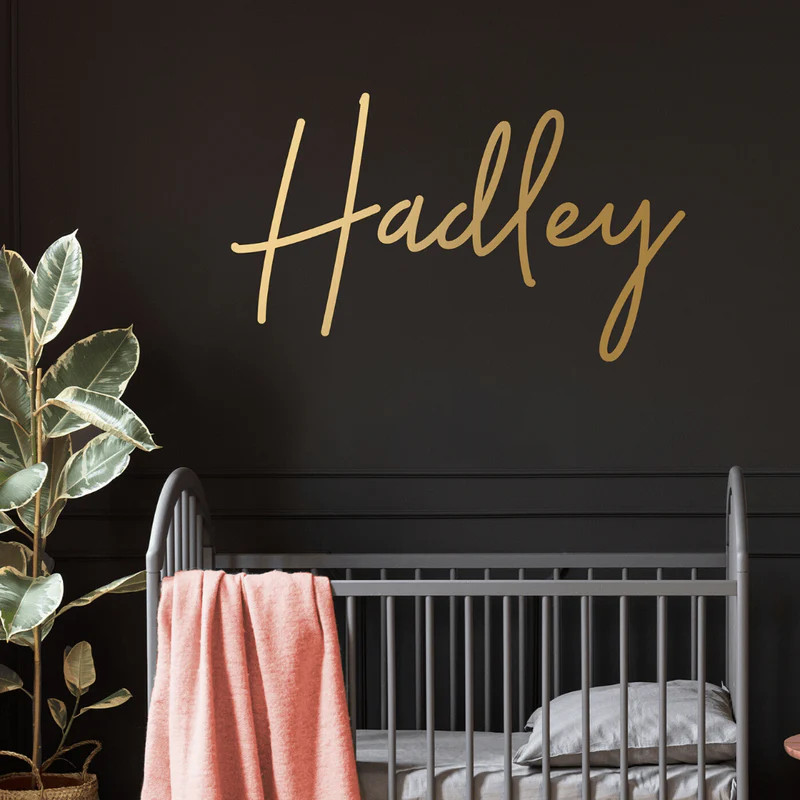 Personalized Name Wall Decal - Choose Your Color | Project Nursery