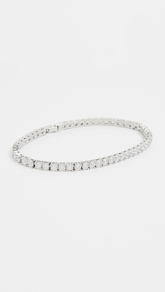 Bennett Silver Tennis Bracelet | Shopbop