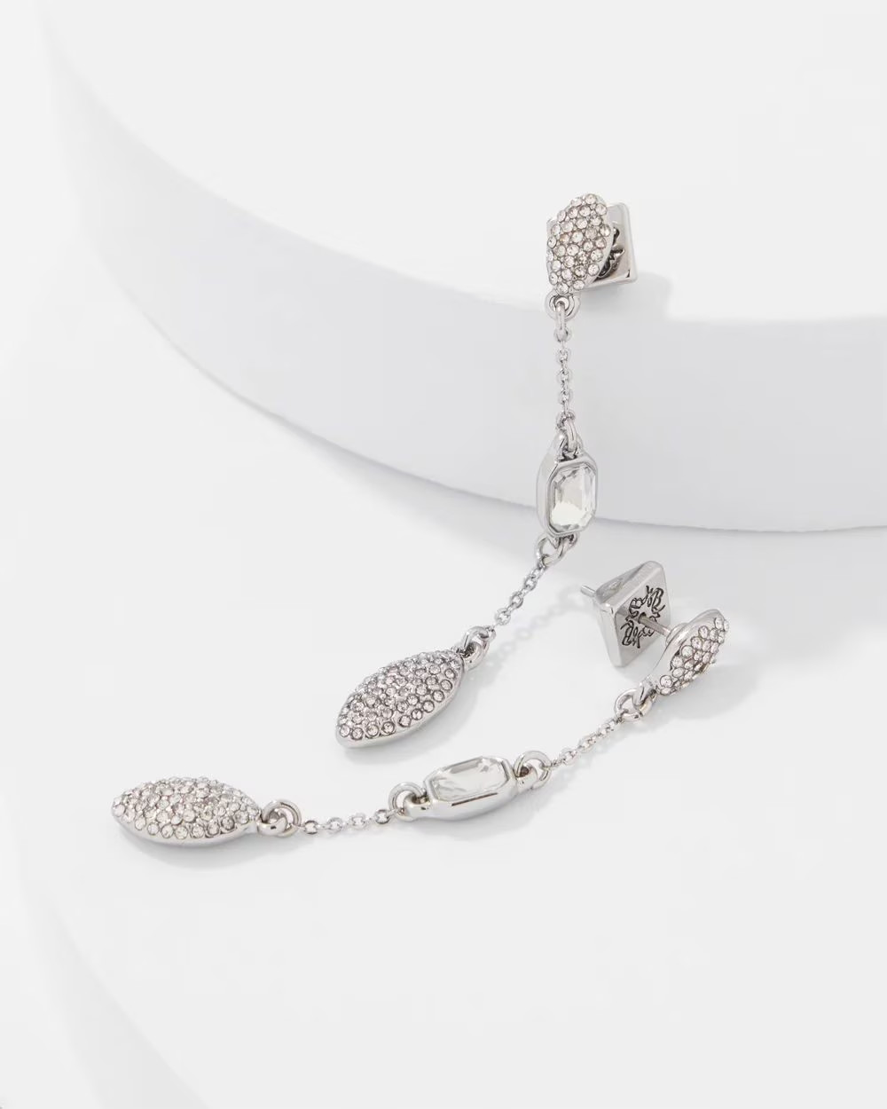 Pavé Linear Earrings$45.00 | White House Black Market