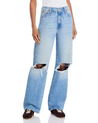 MOTHER The Dodger Sneak Jeans in Floral Frenzy  | Bloomingdale's Women | Bloomingdale's (US)