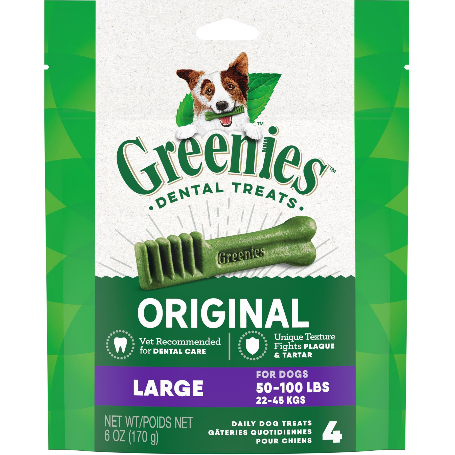 Greenies Large Original Chicken Flavor Dental Dog Treats | Chewy.com