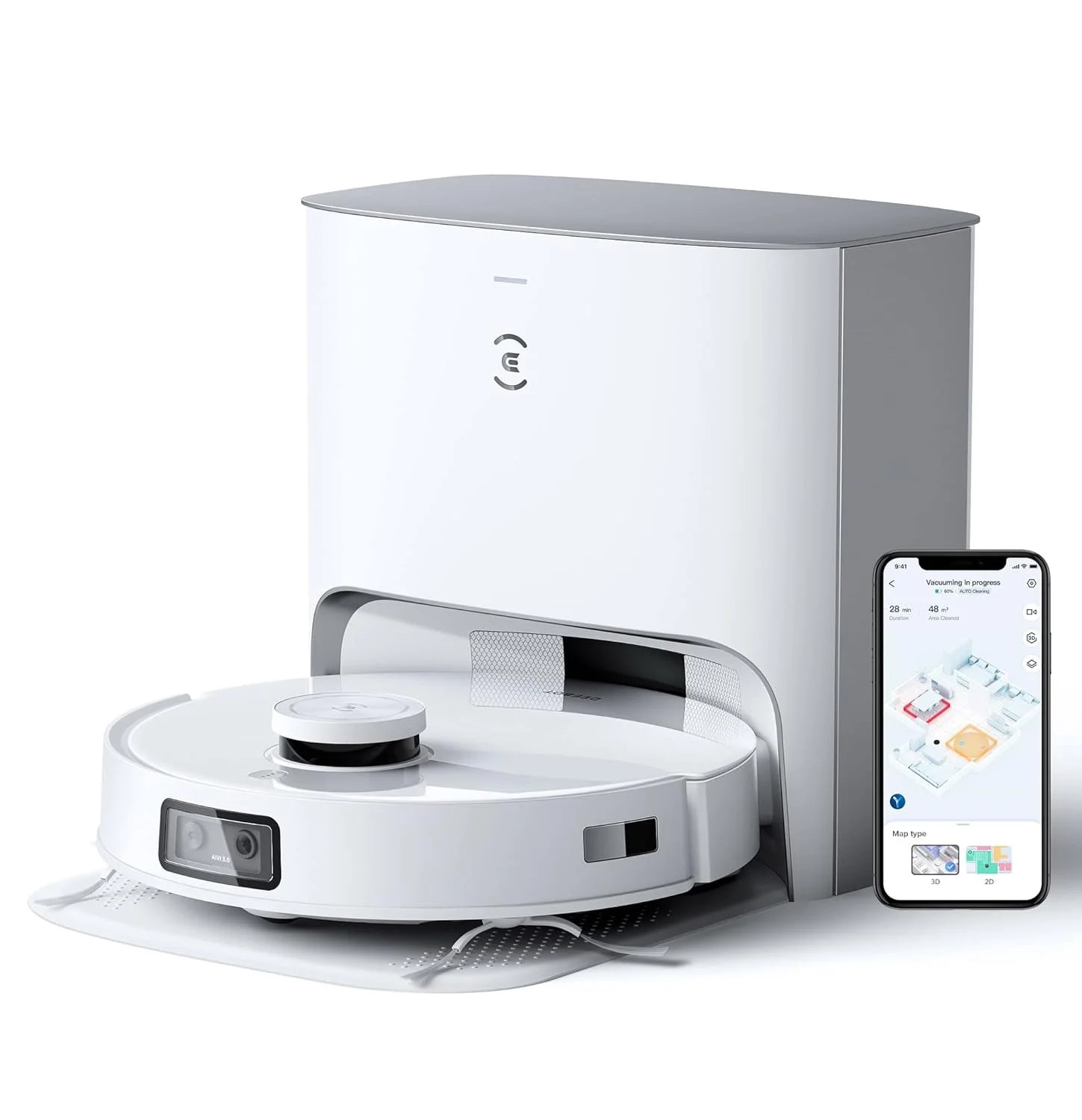 ECOVACS DEEBOT T10 PLUS Neo Robot Vacuum and Mop, Auto-Empty, AIVI 3.0, OZMO Pro 3.0 Oscillating ... | Walmart (US)