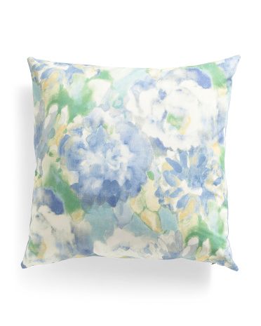 Made In Usa 22x22 Floral Pillow | TJ Maxx