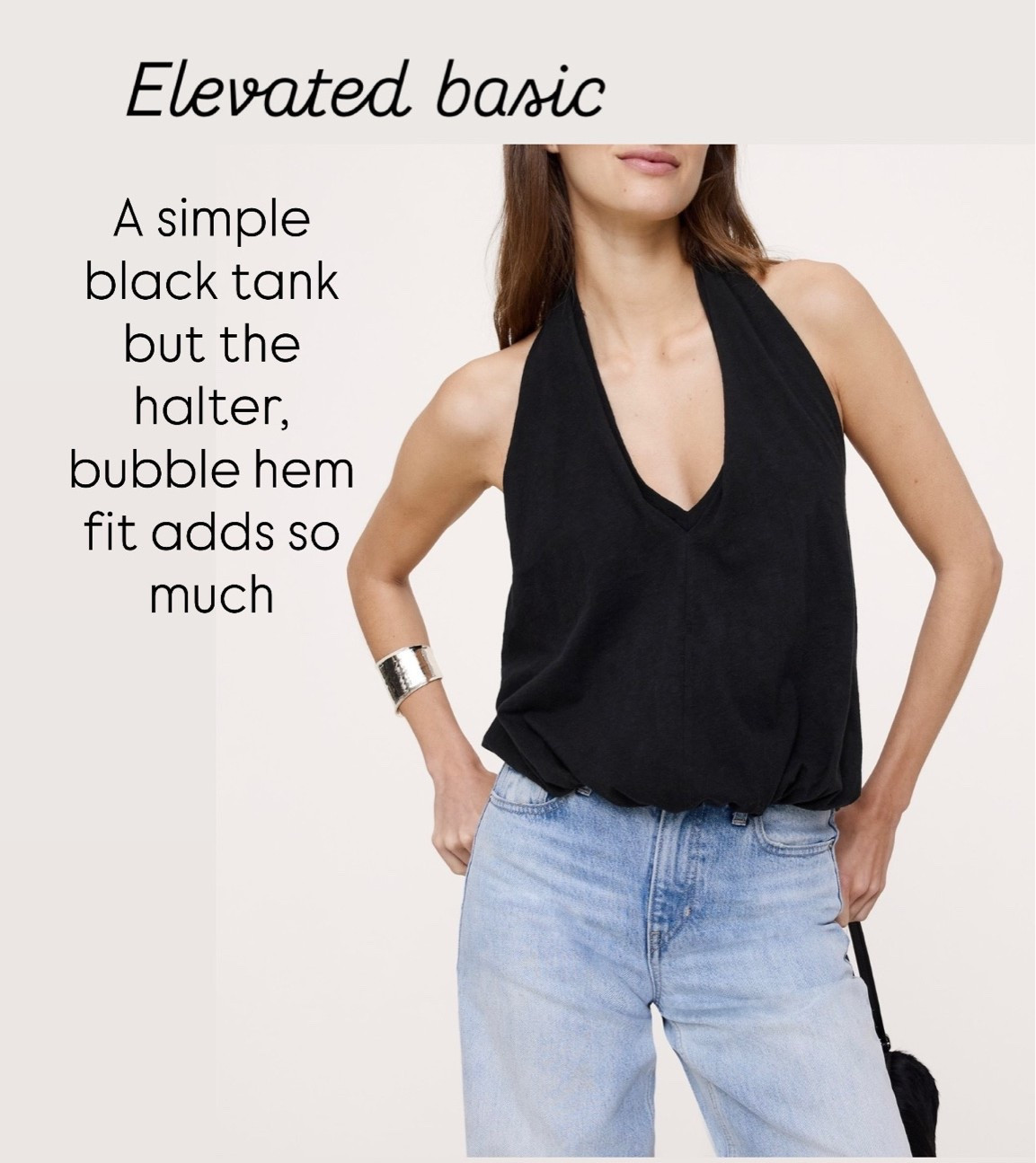 Just got this tank. So cute!! 
Love the bubble hem detail. 
XS

#LTKootd #LTKmomlife #LTKOver40