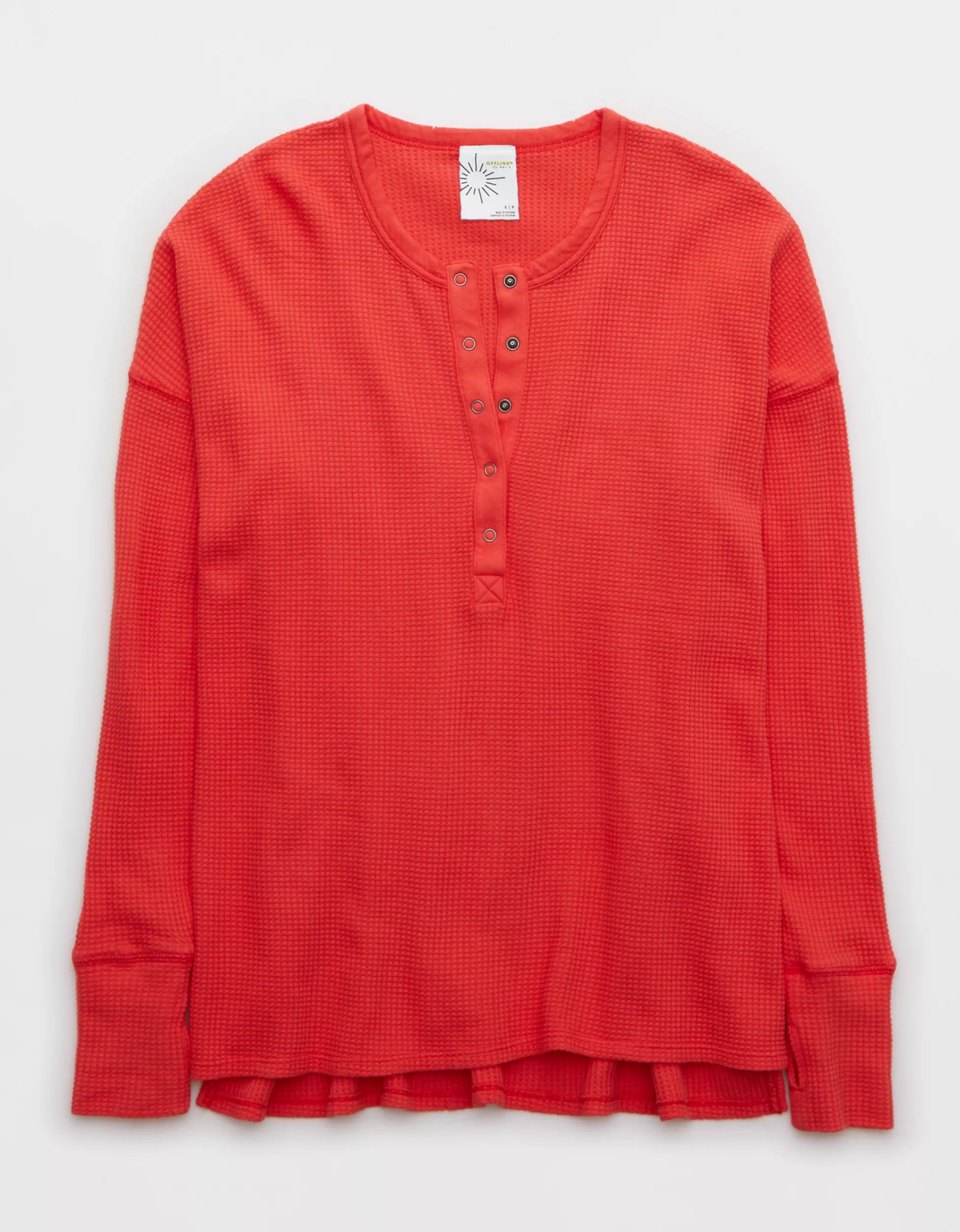 OFFLINE By Aerie Wow! Waffle Henley T-Shirt | Aerie