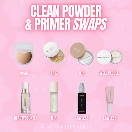 Clean powder and primer swaps


#LTKBeauty #LTKFindsUnder50 #LTKFindsUnder100