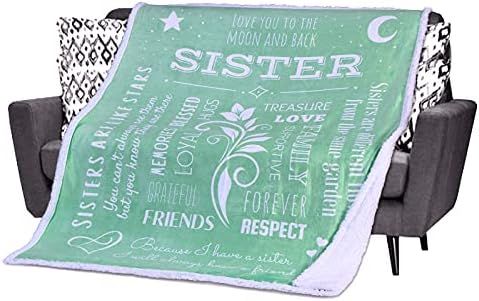 Sister Blanket for Sister Birthday Gifts from Sister - from Big, Little, Twin or Older Sister. Lo... | Amazon (US)