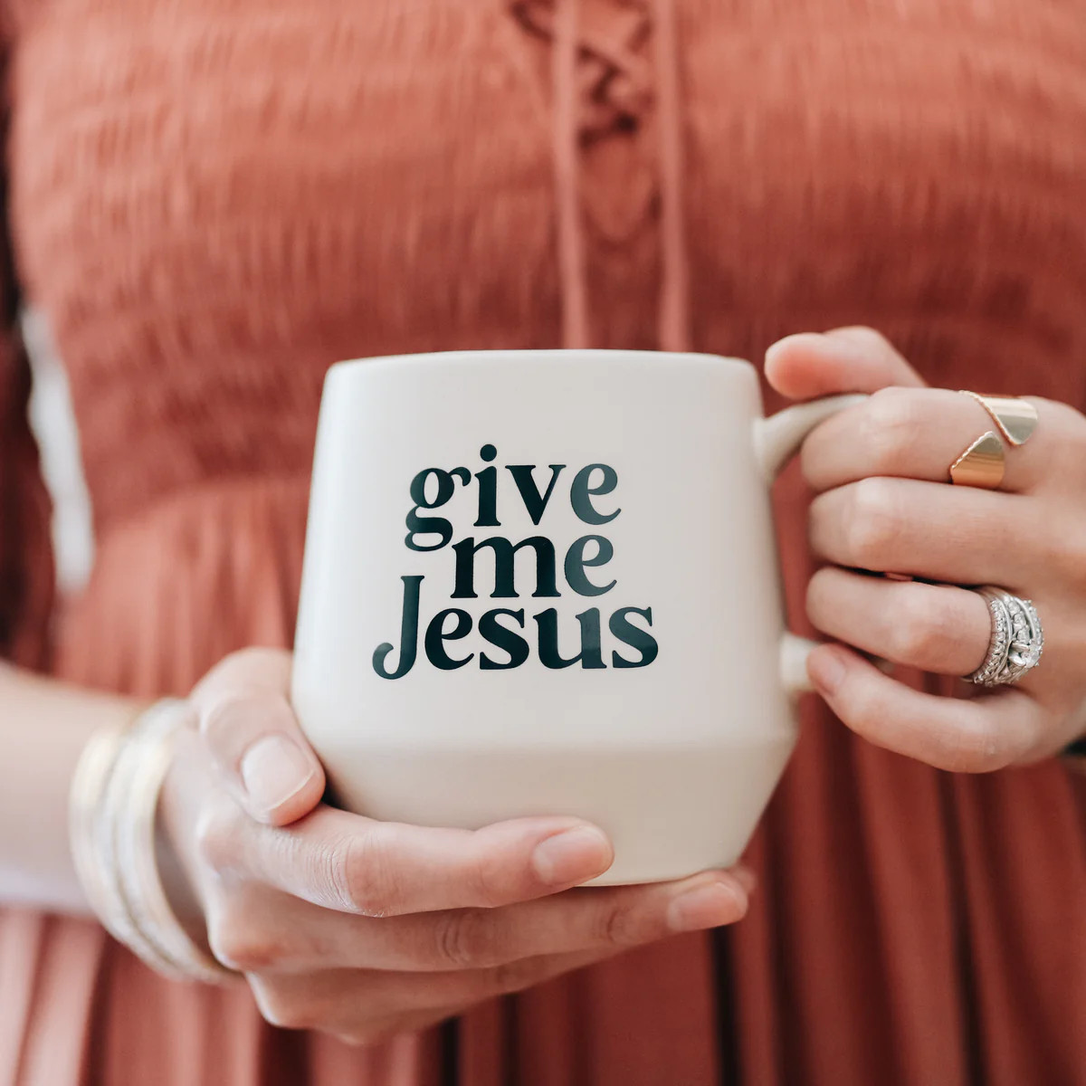 Give Me Jesus Ivory Mug | The Daily Grace Co.