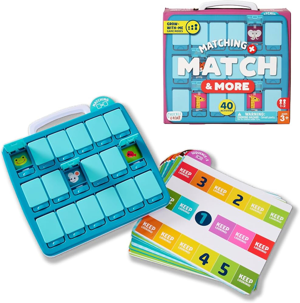 Chuckle & Roar Travel Matching Puzzle and Game Set | Amazon (US)