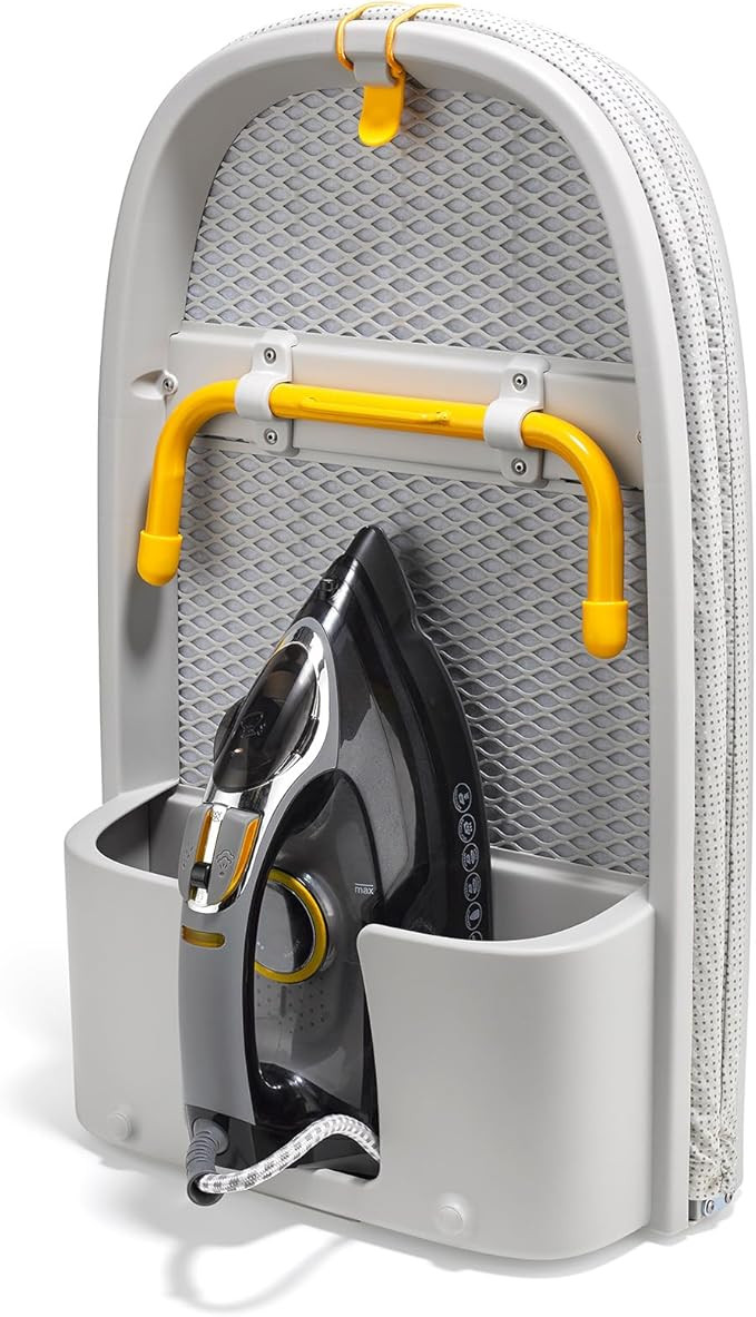 Joseph Joseph Pocket Max Portable Folding Tabletop Ironing Board, 43" Surface, Integrated Iron St... | Amazon (US)