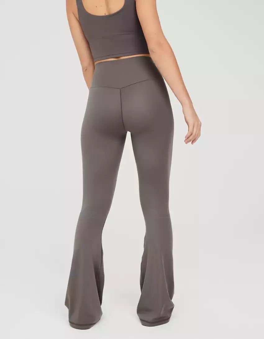 OFFLINE By Aerie Real Me High Waisted Crossover Flare Legging | Aerie