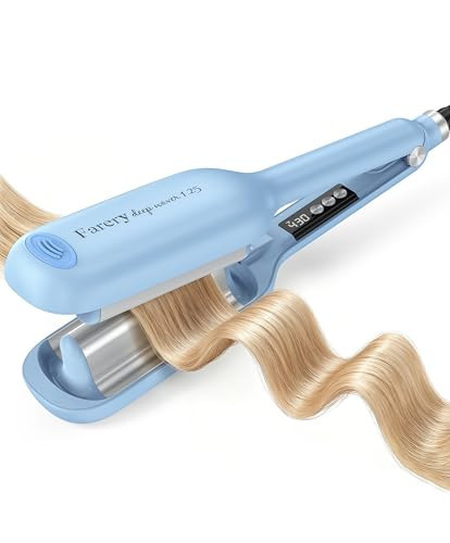 Farery Hair Waver Deep Wave Crimper for Women - 1.25 Inch | Amazon (US)