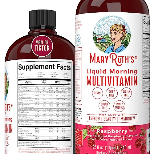 Multivitamin Multimineral for Women Men & Kids by MaryRuth's | No Added Sugar | Vegan Liquid Vita... | Amazon (US)