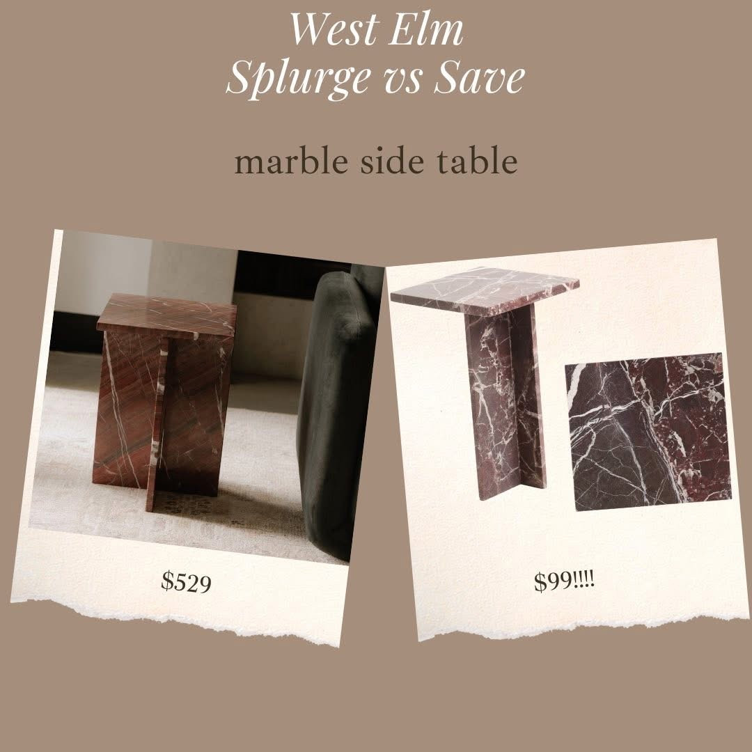 The prettiest budget friendly marble side table just restocked!! This sold out in a day and when it  launched this month! 😍