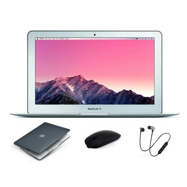 Apple Macbook Air 11.6" Retina Display Laptop | 4GB RAM, 128GB SSD | Bundle Includes: Wireless He... | Walmart (US)