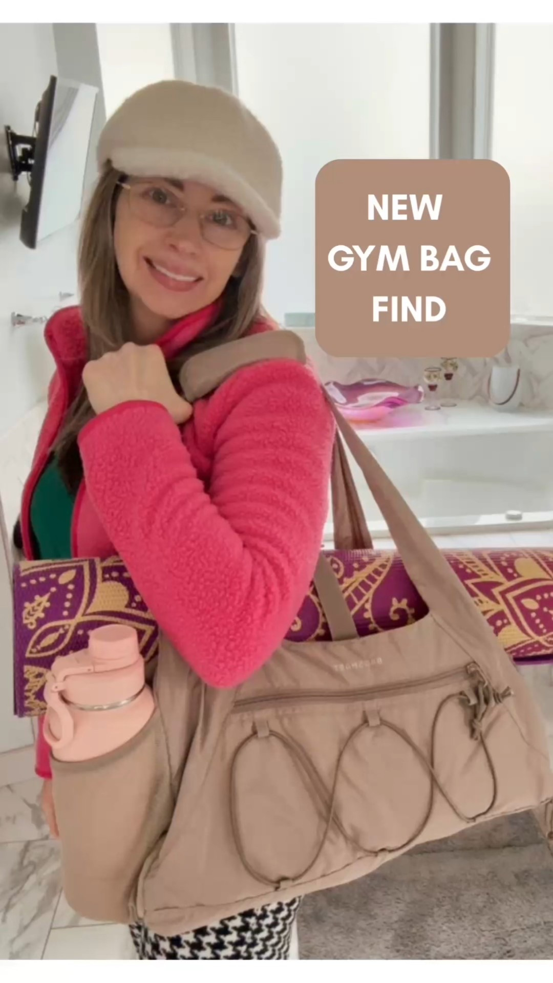 I love my new gym bag find! 
It fits everything I need for a successful gym session. Watch the video and see why I am so obsessed with this new bag.
#gymbag #waterbottle #wellness #workout

#LTKActive #LTKselfcare #LTKGiftGuide