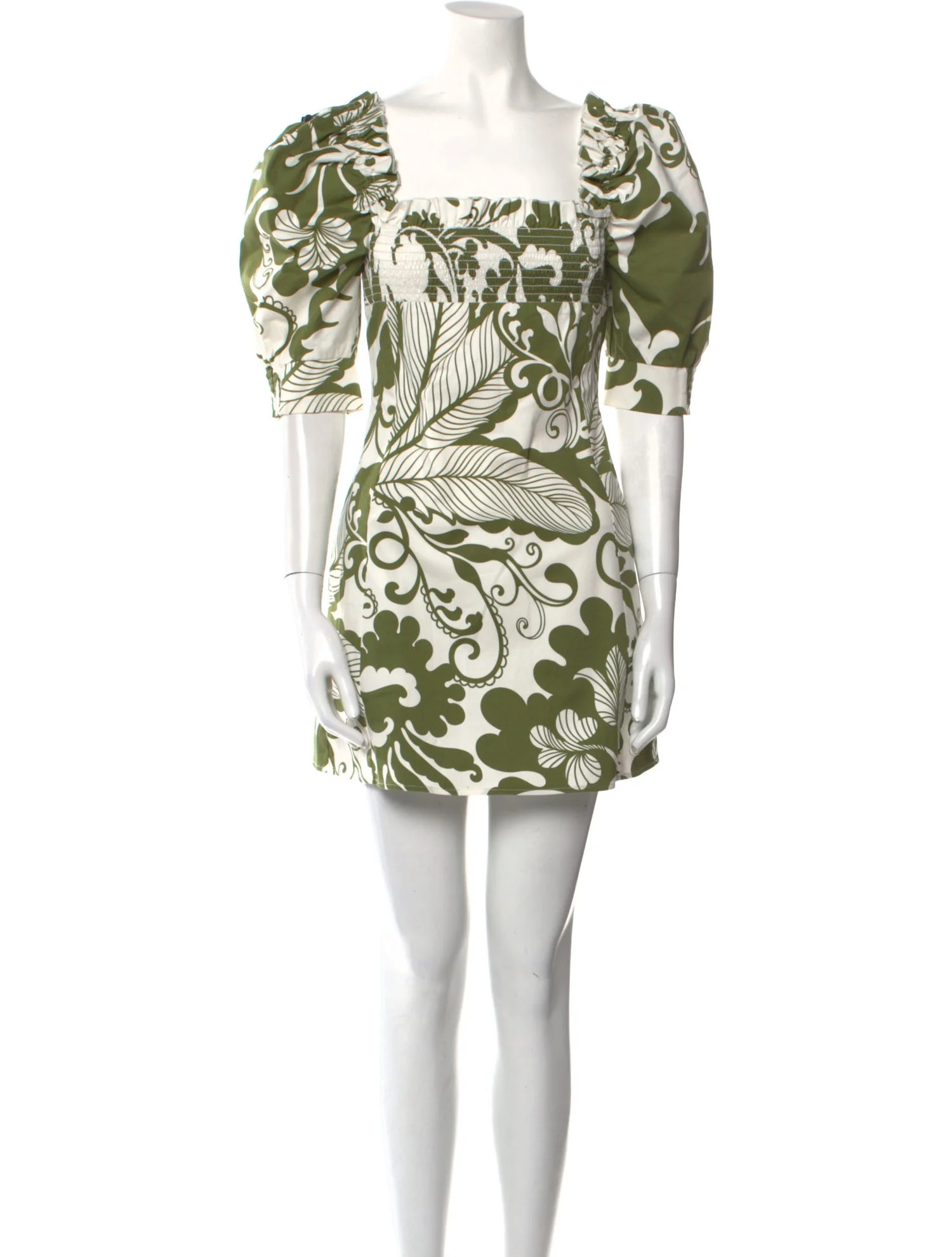 La DoubleJ Printed Mini Dress - Green Dresses, Clothing - WLDBJ31809 | The RealReal | The RealReal