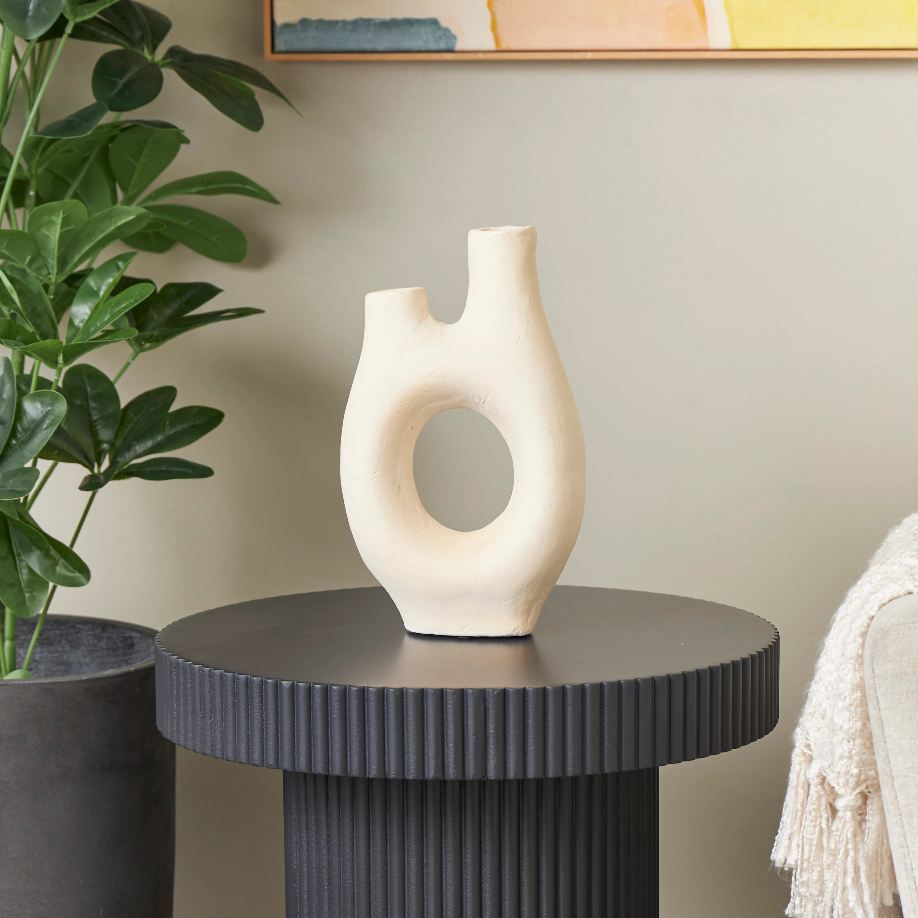 Grayson Lane Brown Paper Modern Vase | 821597 | Lowe's