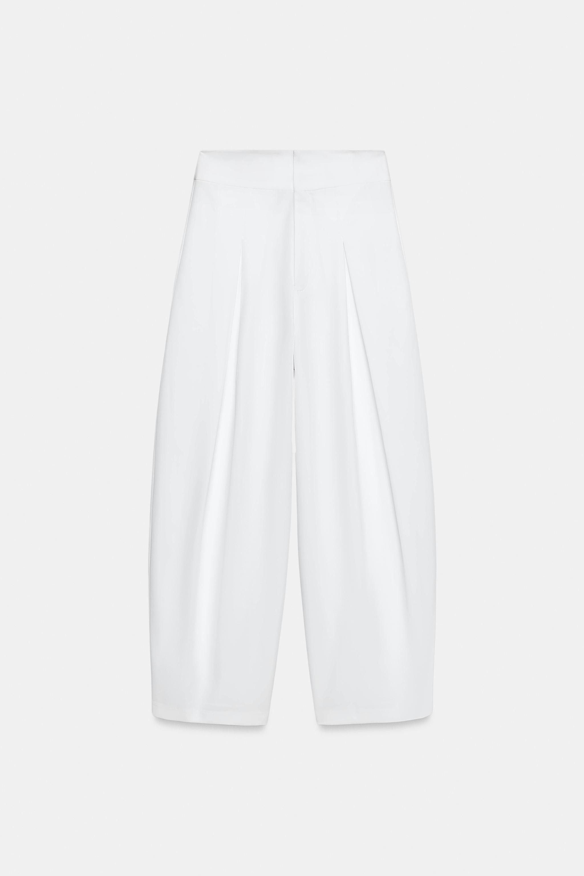 BALLOON TROUSERS WITH PLEATS | Zara UK