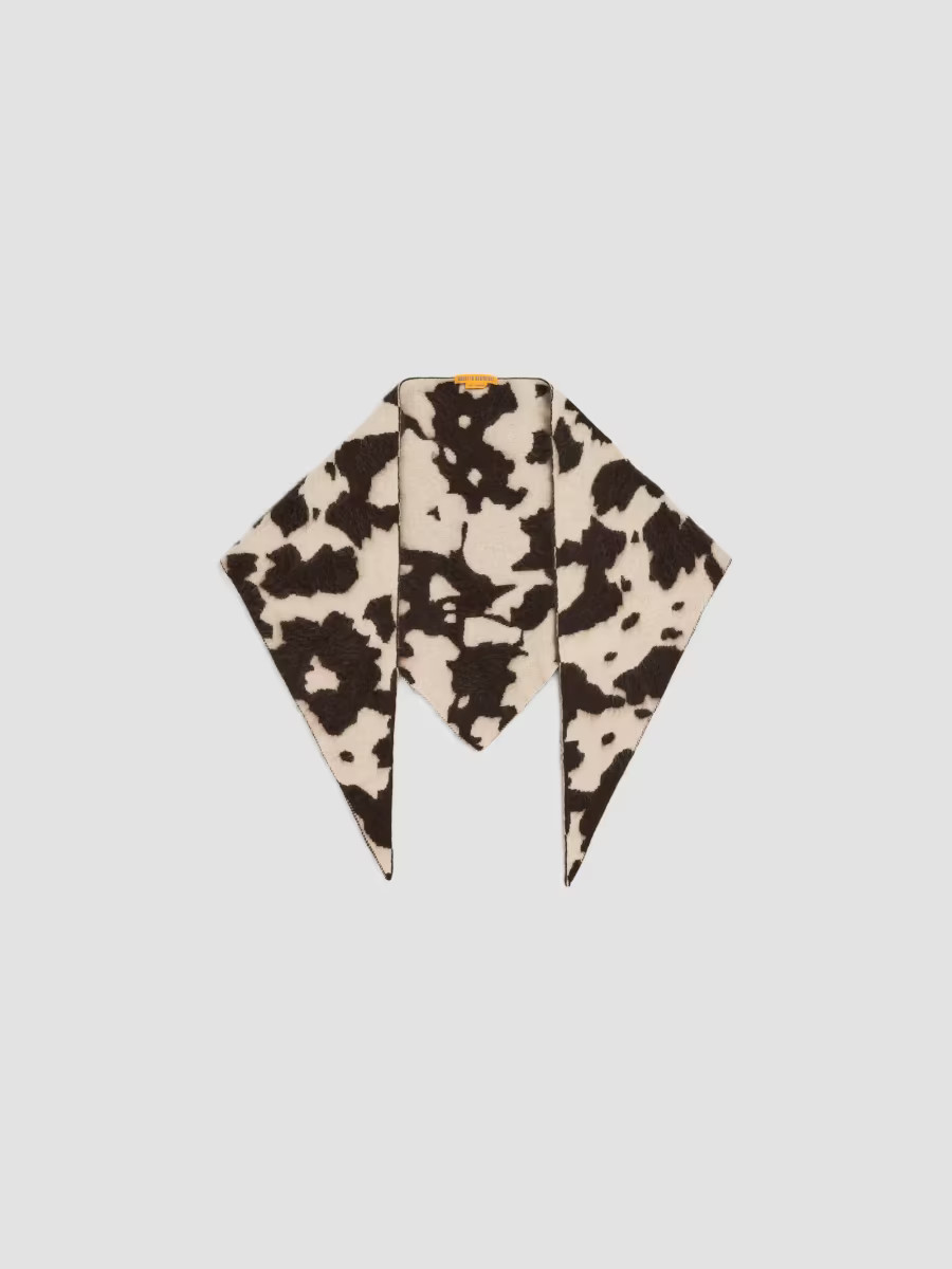 Women's Grizzly Cowhide Wild Rag Cashmere Scarf - Oatmeal Burnt Cocoa | Saks Fifth Avenue