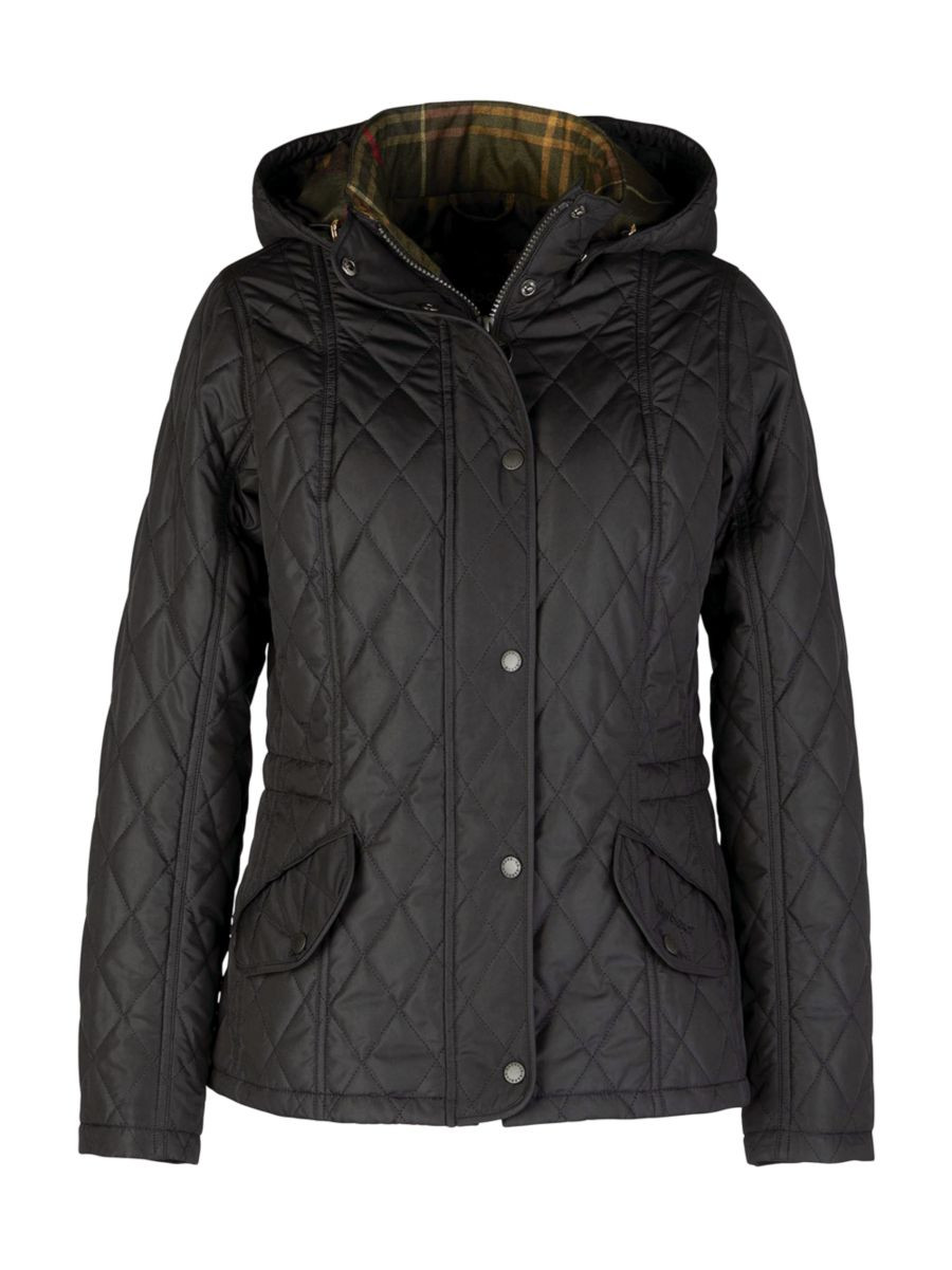 Barbour Millfire Quilted Hooded Jacket | Saks Fifth Avenue