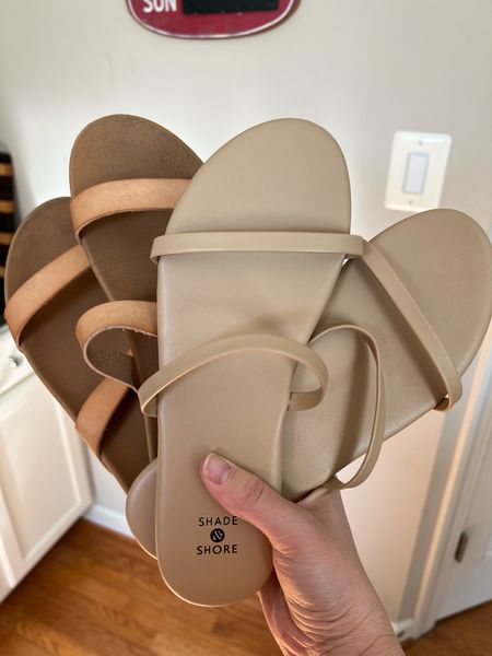 Upgraded my go to summer slide on sandal! I wear it to the pool, going to the beach, or just running errands. They are SO comfy and match everything! The left is the old version- right is my new pair! 

#LTKSeasonal #LTKstyletip #LTKshoecrush