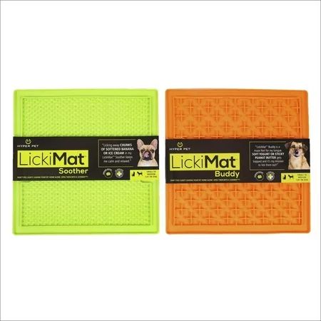 Hyper Pet Lickimat Slow Feeder Dog Mat & Boredom Buster (Perfect For Dog Food, Dog Treats, Yogurt, o | Walmart (US)