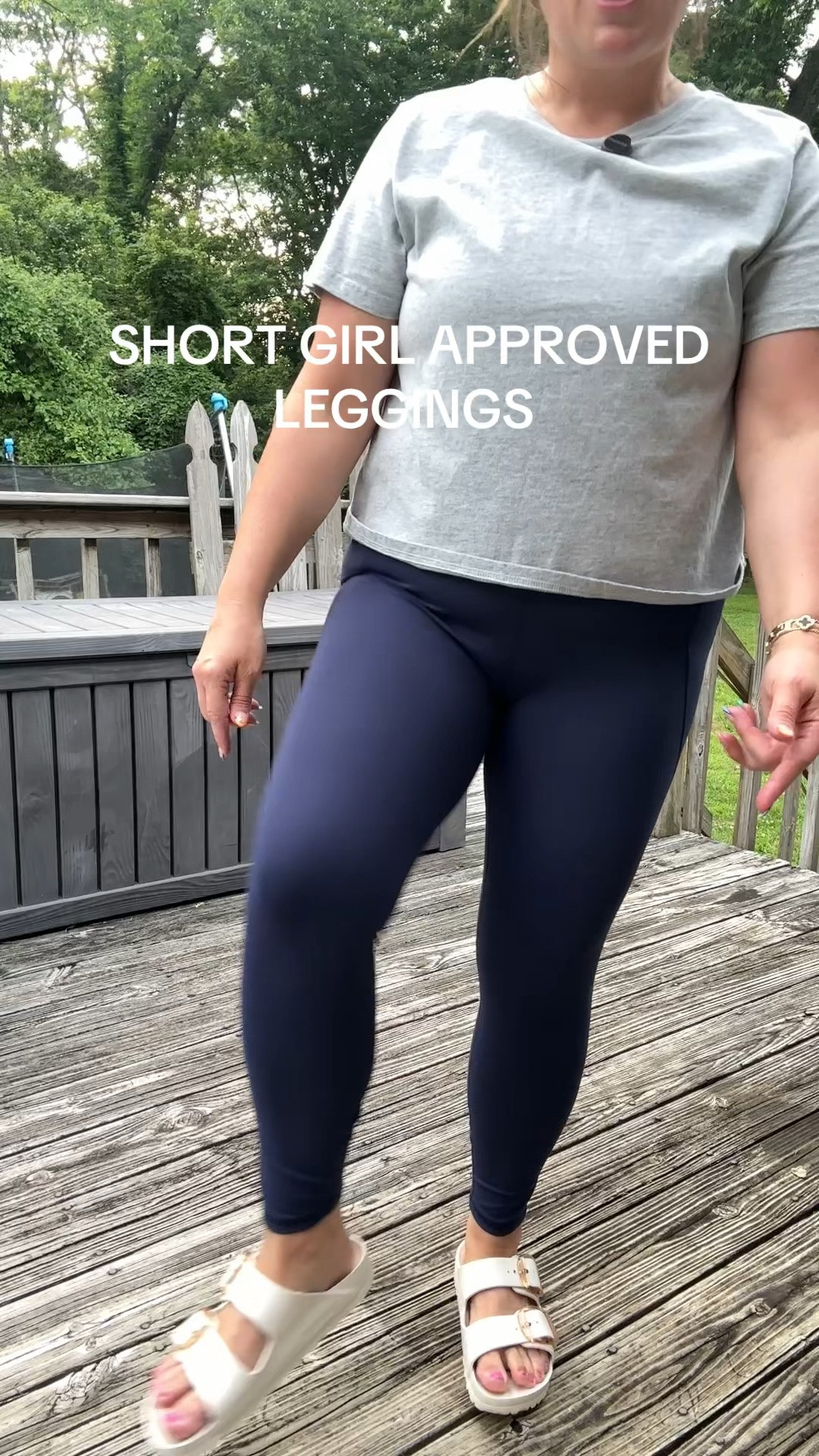 Compression leggings with side pockets and the perfect length!