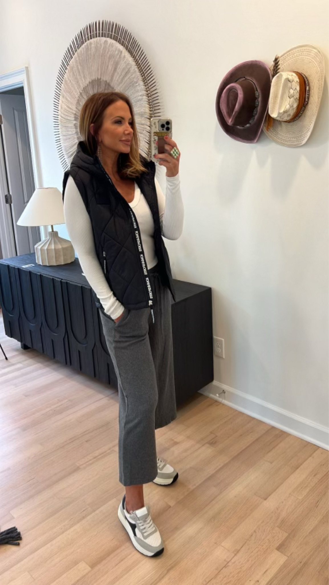 Black puffy vest, grey cropped sweatpants, and tennis shoes linked from @walmartfashion ❤️

#walmartpartner #walmartfashion

#LTKSeasonal #LTKfindsunder50 #LTKstyletip
