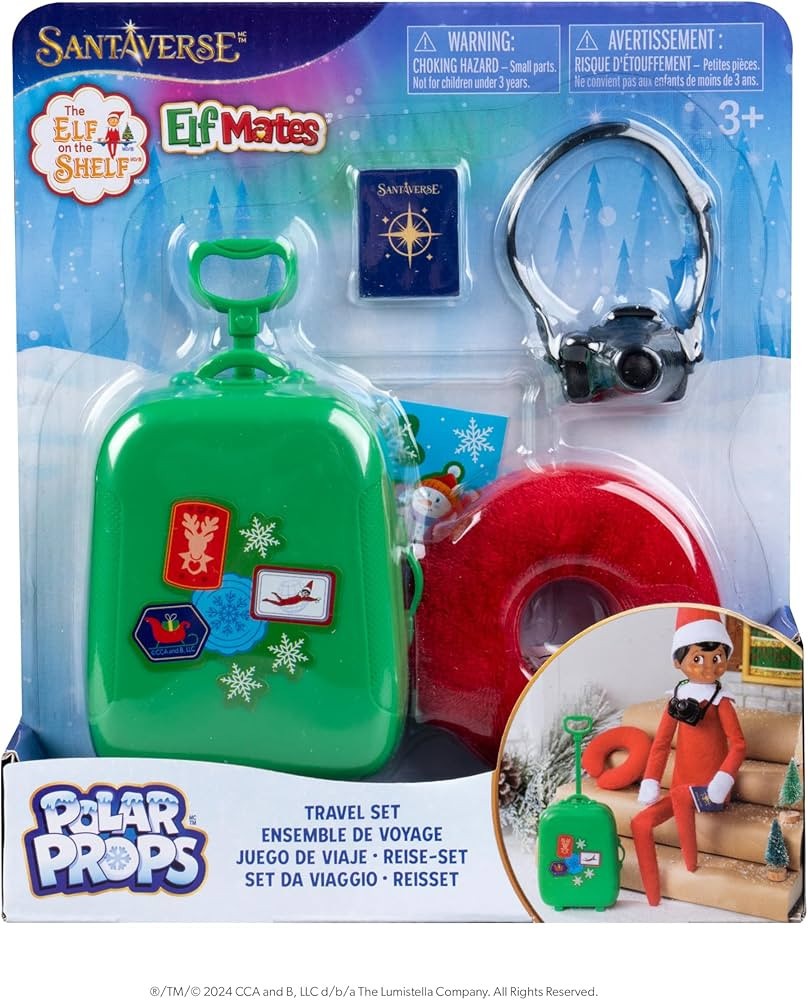 The Elf on the Shelf Polar Props Travel Set – Official Elf Accessories for Holiday Adventures ... | Amazon (US)