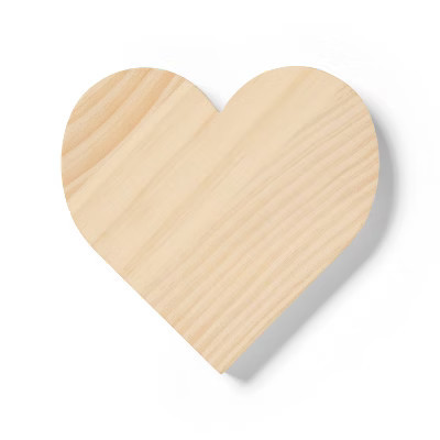Valentine's Craft Wood Heart Base - Mondo Llama™ | Target
