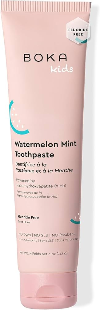 Boka Fluoride Free Toothpaste Nano Hydroxyapatite Toothpaste - Watermelon Mint Flavor, 4 oz 1Pk U... | Amazon (US)
