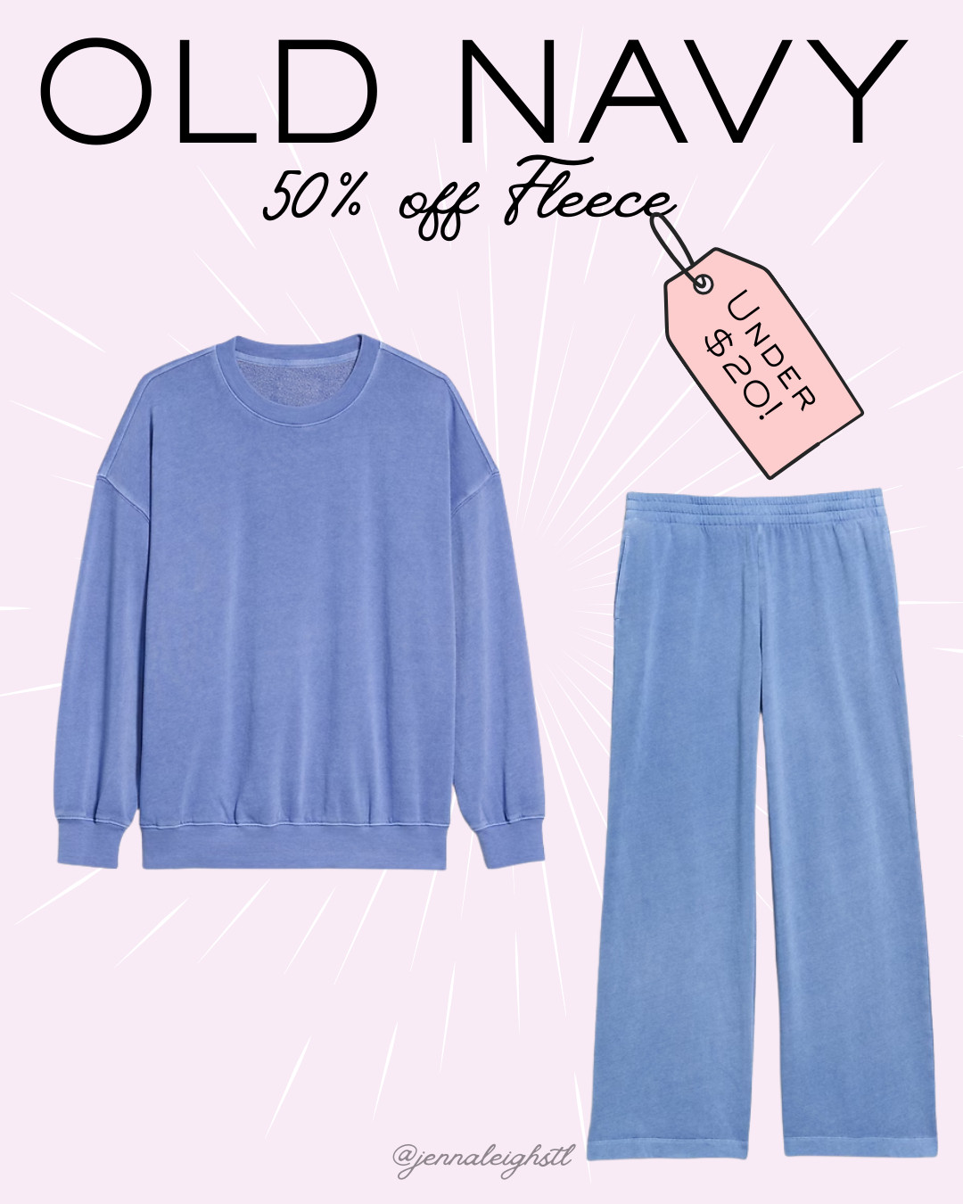 50% off fleece at Old Navy. Both of these pieces are under $20 and come in a ton of color options. 

 #LTKootd #LTKSaleAlert #LTKMidsize