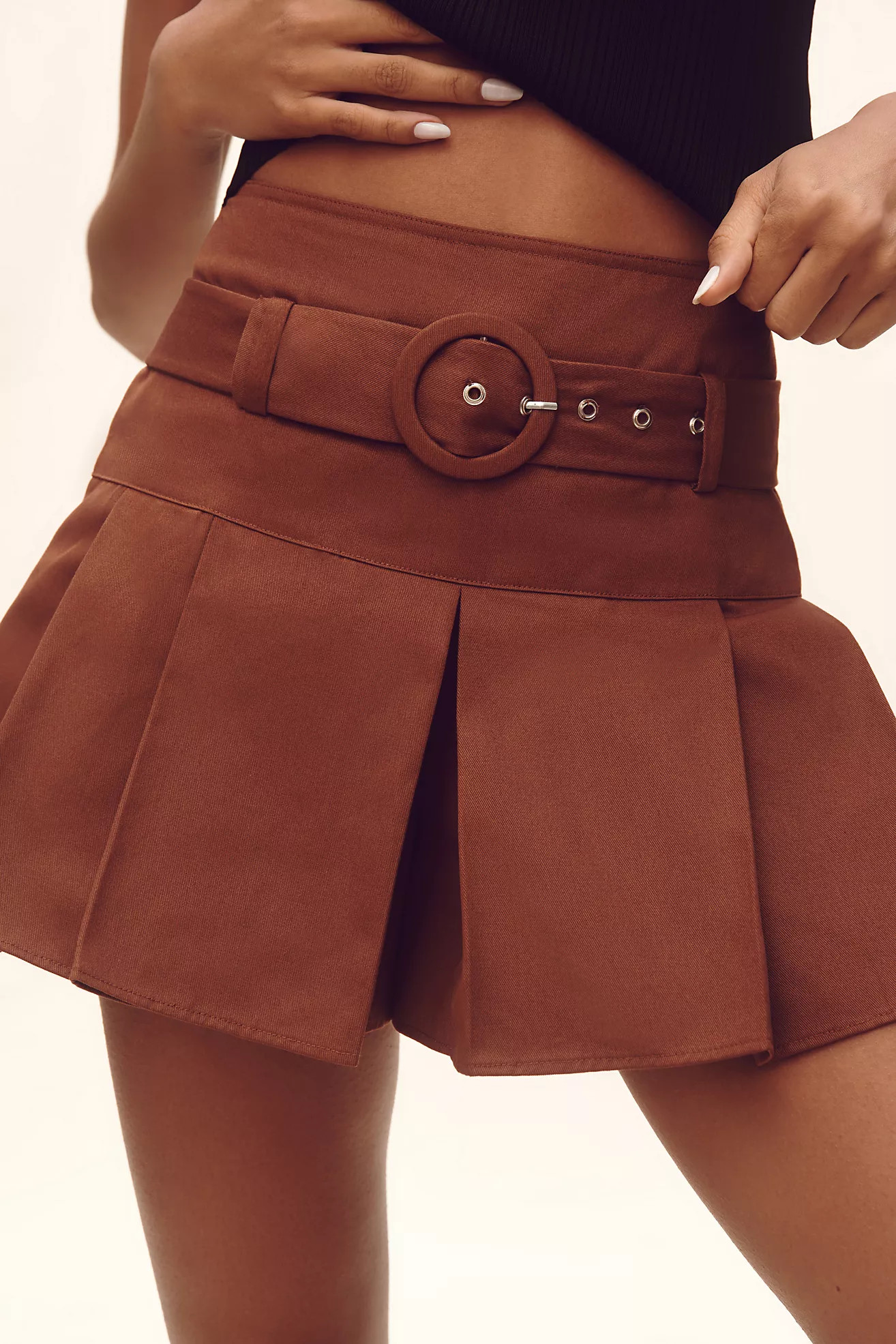 Maeve Belted Skort | Anthropologie (US)