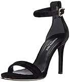 Kenneth Cole New York Women's Brooke Strappy Heeled Dress Sandal, Black Velvet, 9.5 M US | Amazon (US)