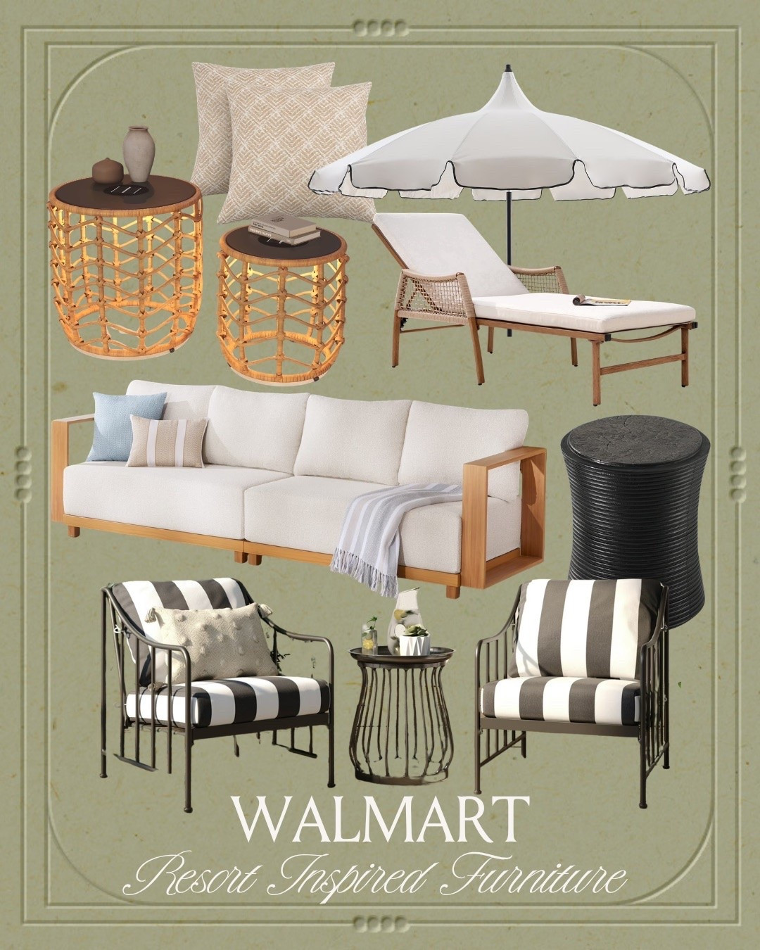 Designer inspired backyard from Walmart!

#LTKHome #LTKSeasonal #LTKdayinmylife