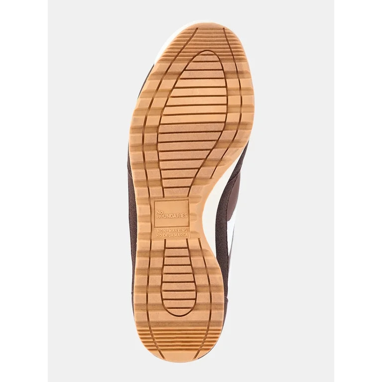 No Boundaries Women's Retro Lace-Up Sneakers | Walmart (US)