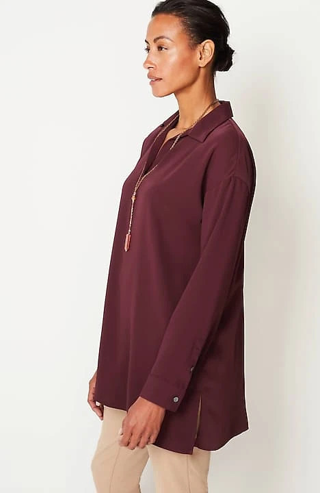 Wearever Easy-Care Essential Tunic | J. Jill