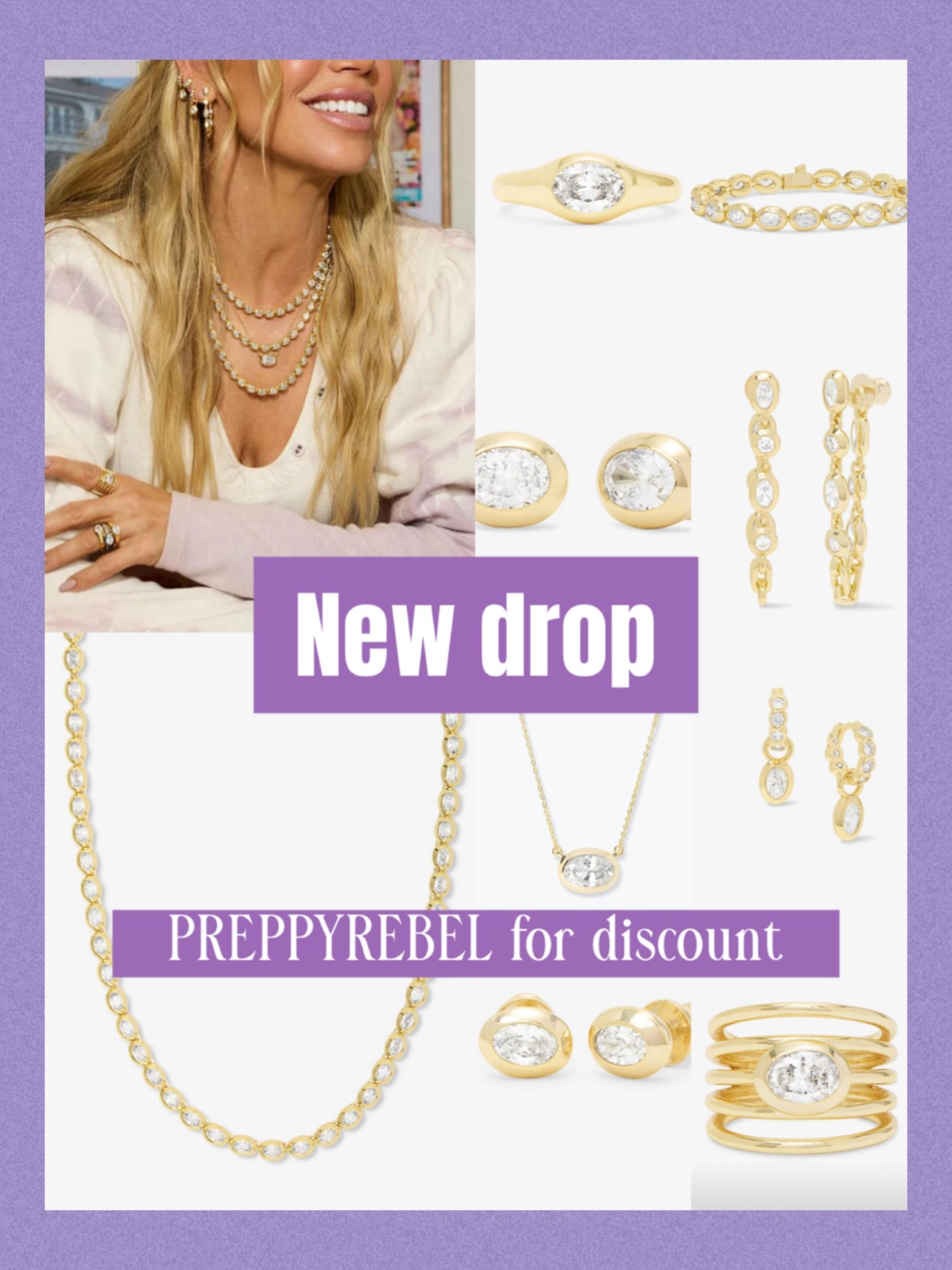 She’s a Boss—and she sparkles like one too! Melinda Maria just dropped the ultimate power jewelry collection, and it’s giving bold, confident, and effortlessly glam. This line features stunning gold + white diamonette pieces that elevate any look, whether you’re heading to the office or out to dinner.

I’m loving the mix of bezel-set stones and timeless silhouettes—especially the She’s a Boss Studs (available in 6mm & 8mm), Tennis Necklace, and Pendant Necklace. And don’t sleep on the Stacked Ring and Huggies—so chic for everyday layering!

Use code PREPPYREBEL for 10% off your Melinda Maria order—because you deserve jewelry that shines as bright as you do!

Collection Highlights:
	•	She’s a Boss Studs (6mm $52 / 8mm $62)
	•	She’s a Boss Pendant Necklace $98
	•	She’s a Boss Tennis Necklace $215
	•	She’s a Boss Tennis Bracelet $115
	•	She’s a Boss Signet Ring $58
	•	She’s a Boss Stacked Ring $68
	•	She’s a Boss Huggies $52
	•	She’s a Boss Soft Hoops $72

 Melinda Maria jewelry, She’s a Boss collection, gold and diamondette jewelry, bezel set jewelry, layering necklaces, stud earrings, stackable rings, dainty hoops, bold jewelry, discount code PREPPYREBEL

Vibe: Feminine power, everyday elegance, modern sparkle


#LTKSaleAlert #LTKFindsUnder100 #LTKGiftGuide