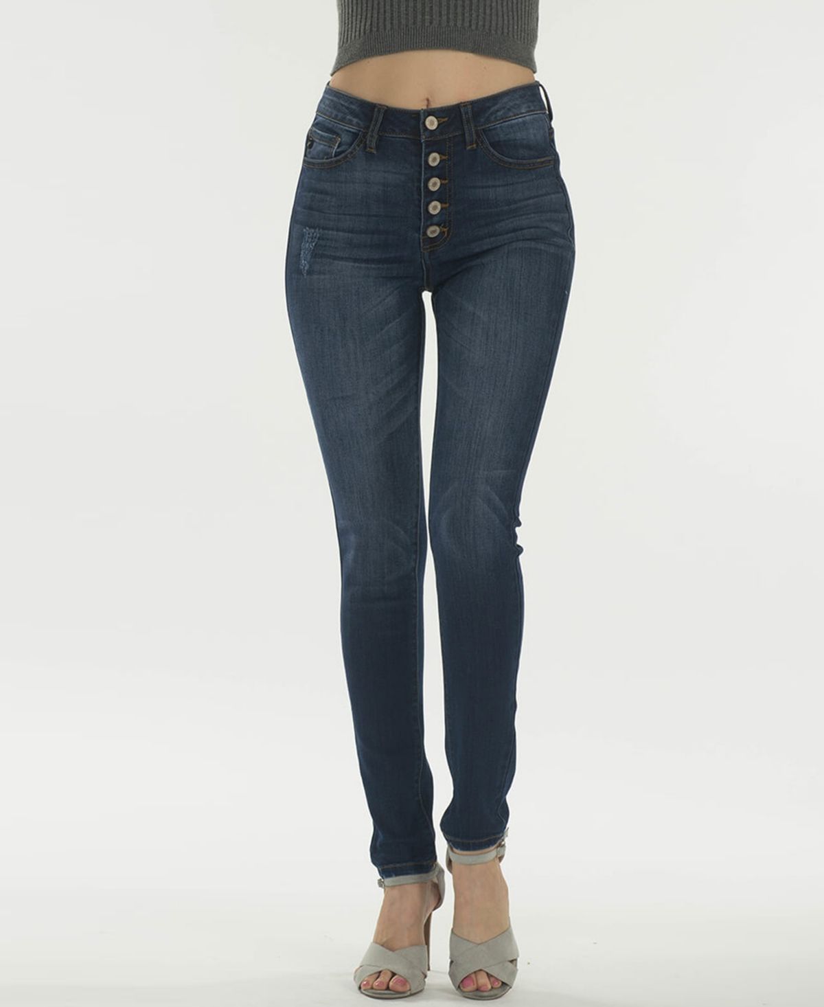 Kancan High Rise 5 Pocket Skinny Jeans | Macys (US)