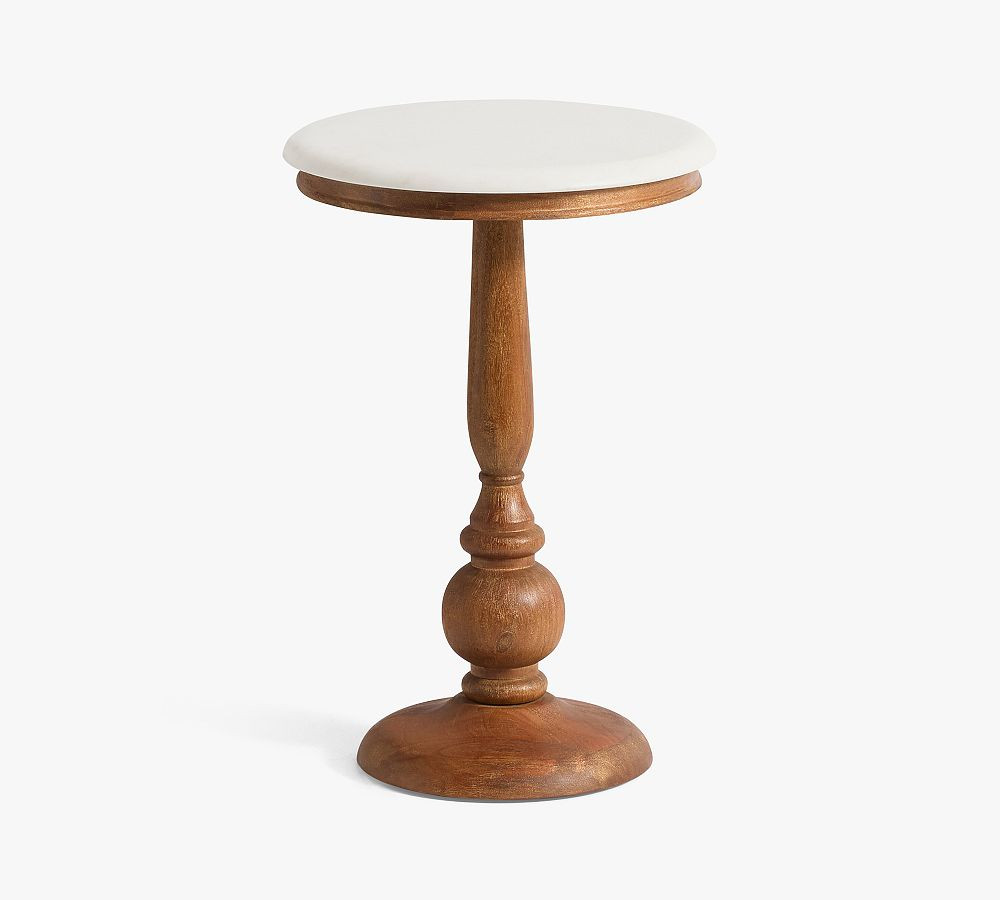 Scarlett Round Accent Table (14") | Pottery Barn (US)