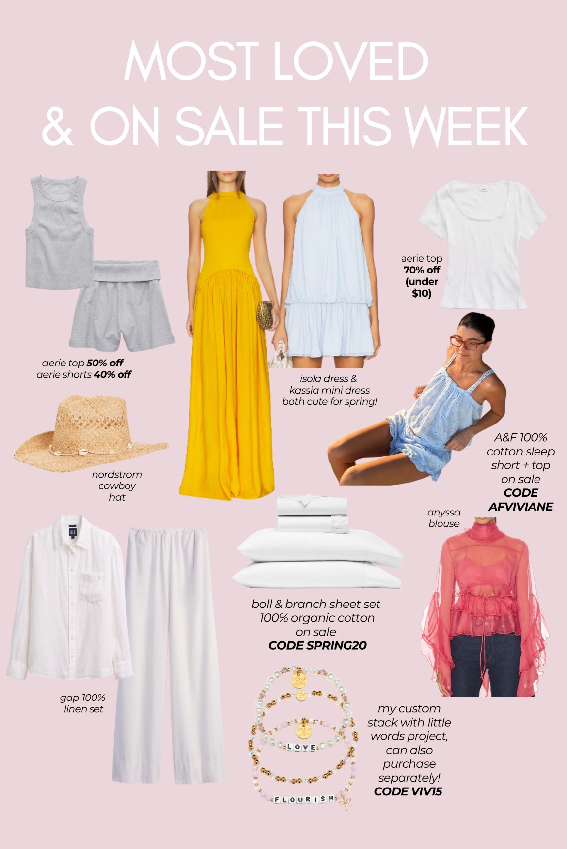 [3/25/26] most loved & on sale this week! 

 code AFVIVIANE for 20-40% off at Abercrombie 

#LTKSaleAlert #LTKSeasonal #LTKootd