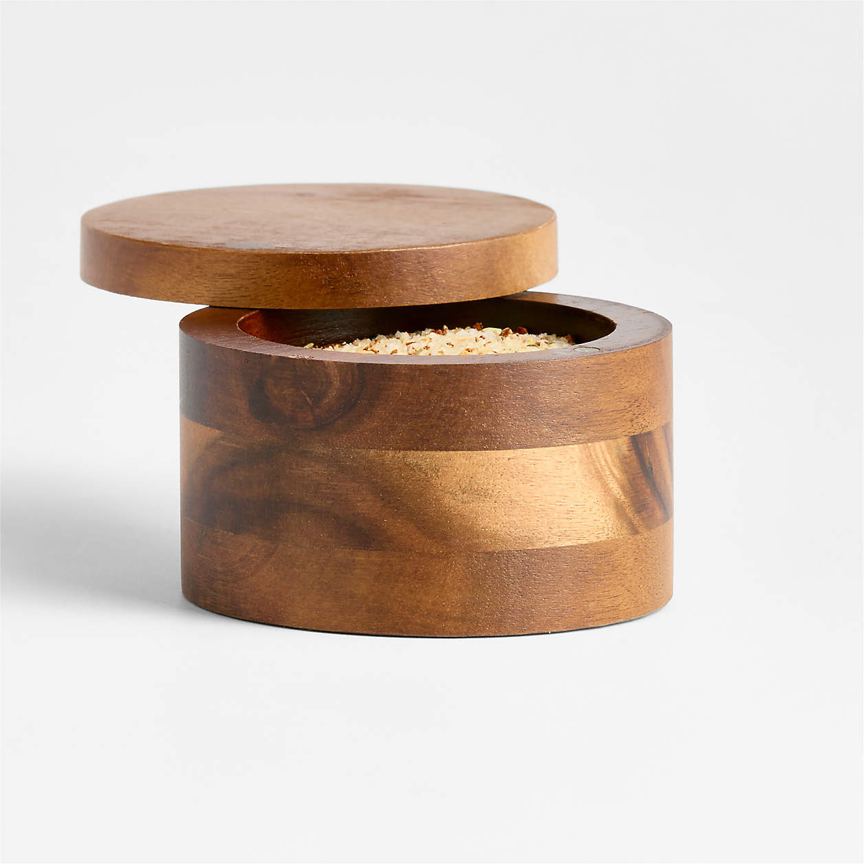 Acacia Salt Cellar + Reviews | Crate & Barrel | Crate & Barrel
