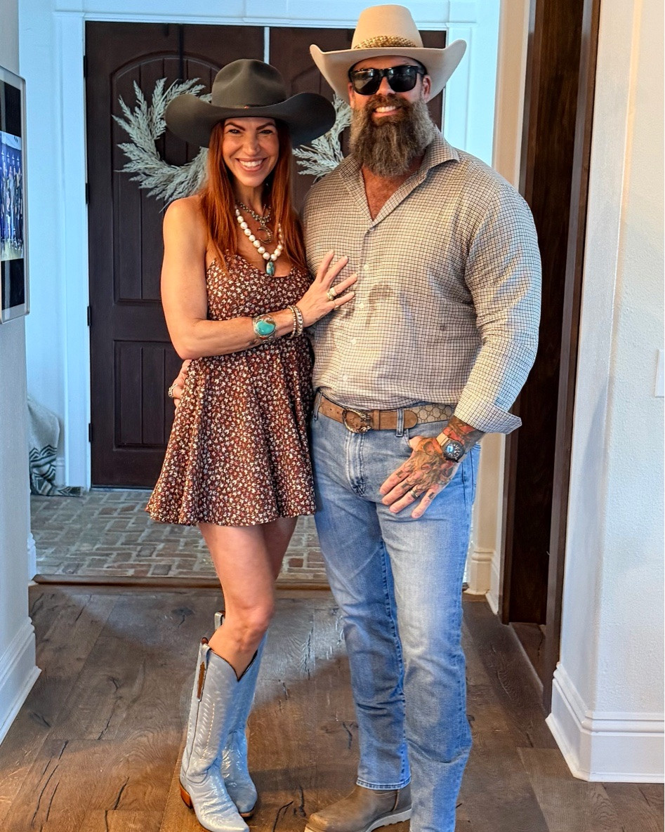 Last night was a blast!! Our collection of boots and hats is something we have been growing for years. Tyler’s hat is linked, but he had it customized at Planet Cowboy in Nashville.

#LTKOver40 #LTKdayinmylife