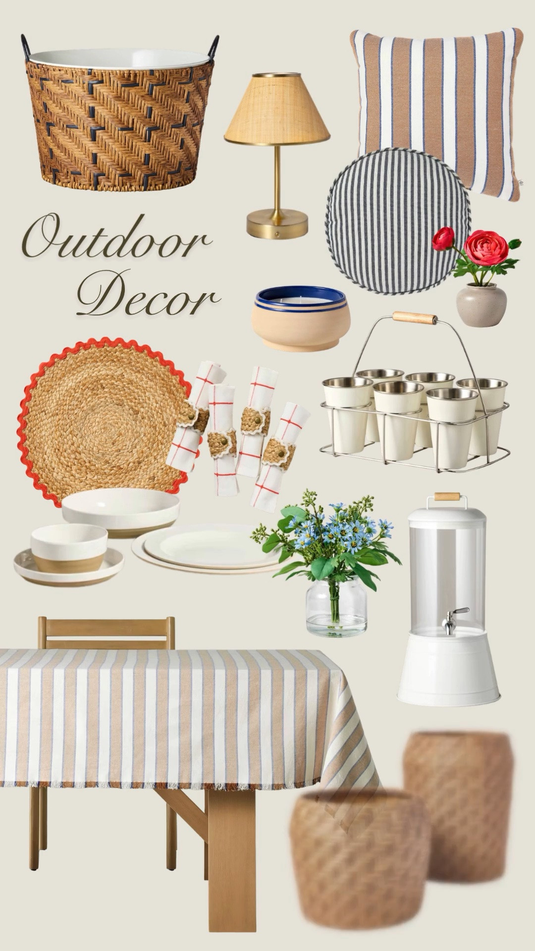 Hearth and Hand outdoor decor is here! There are so many great finds for your porch, patio, or even inside your home. Tabletop decor, entertaining pieces and furniture - it's all sooooo good, and just in time for summer! #Target #Hearth and Hand #Rattan #OutdoorHosting #Hosting #Entertaining #Glassware #Flatware #Dinnerware #Coastal #Summer #Spring #Mother’sDay #Porch #Patio #Outdoors

#LTKSeasonal #LTKHome