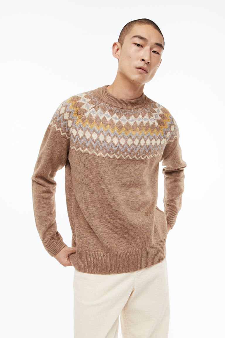 Relaxed Fit Jacquard-knit Sweater | H&M (US + CA)