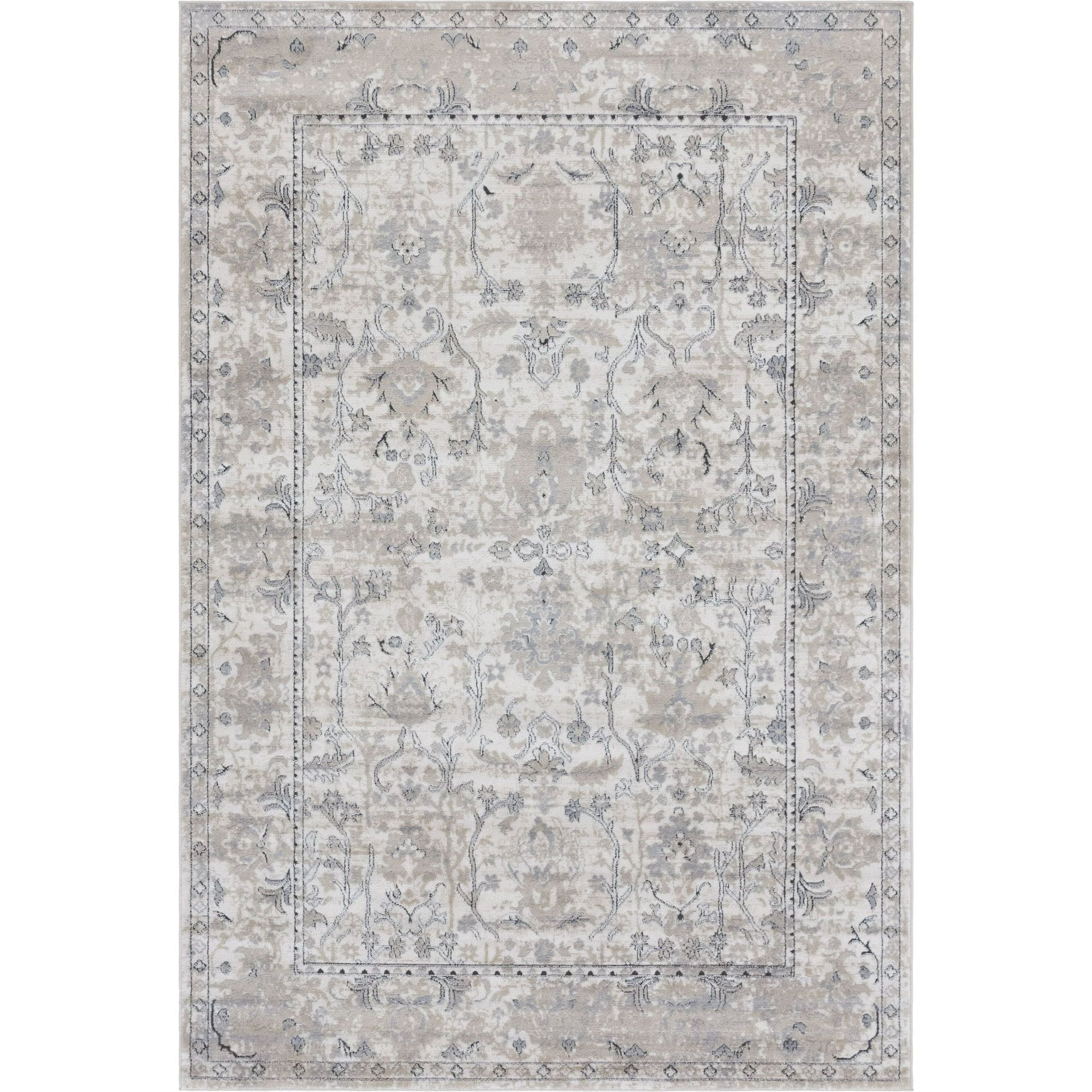 Unique Loom Vintage Floral Central Portland Area Rug or Runner | Walmart (US)