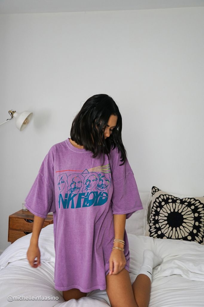 Day Pink Floyd Washed T-Shirt Dress | Urban Outfitters (US and RoW)