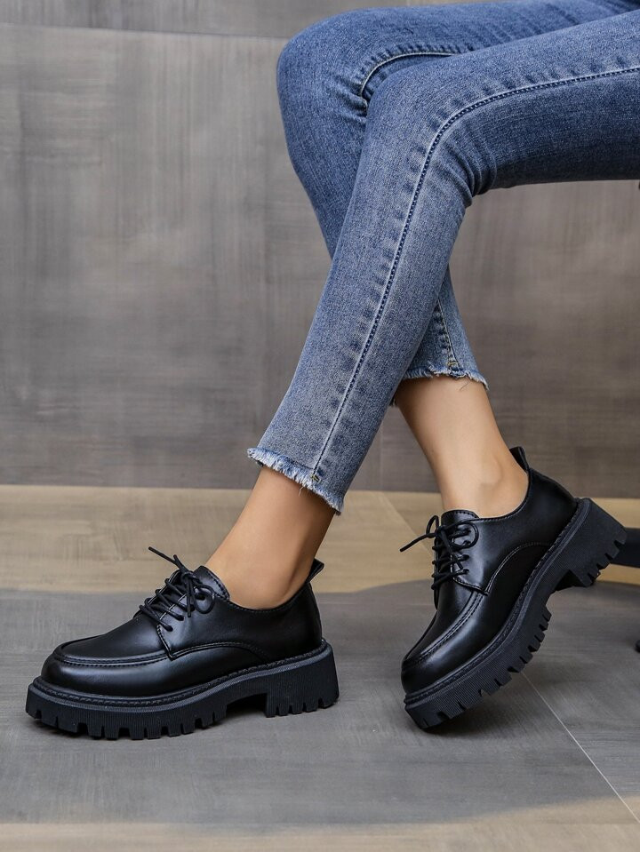 Kant Modieus Eenkleurig Dames sleehakken | SHEIN